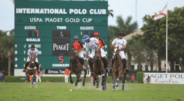 TIGHT SQUEEZE. The sale of several landmark properties means fewer training and stabling opportunities for Palm Beach polo players. [Photo credit: David Lominska]