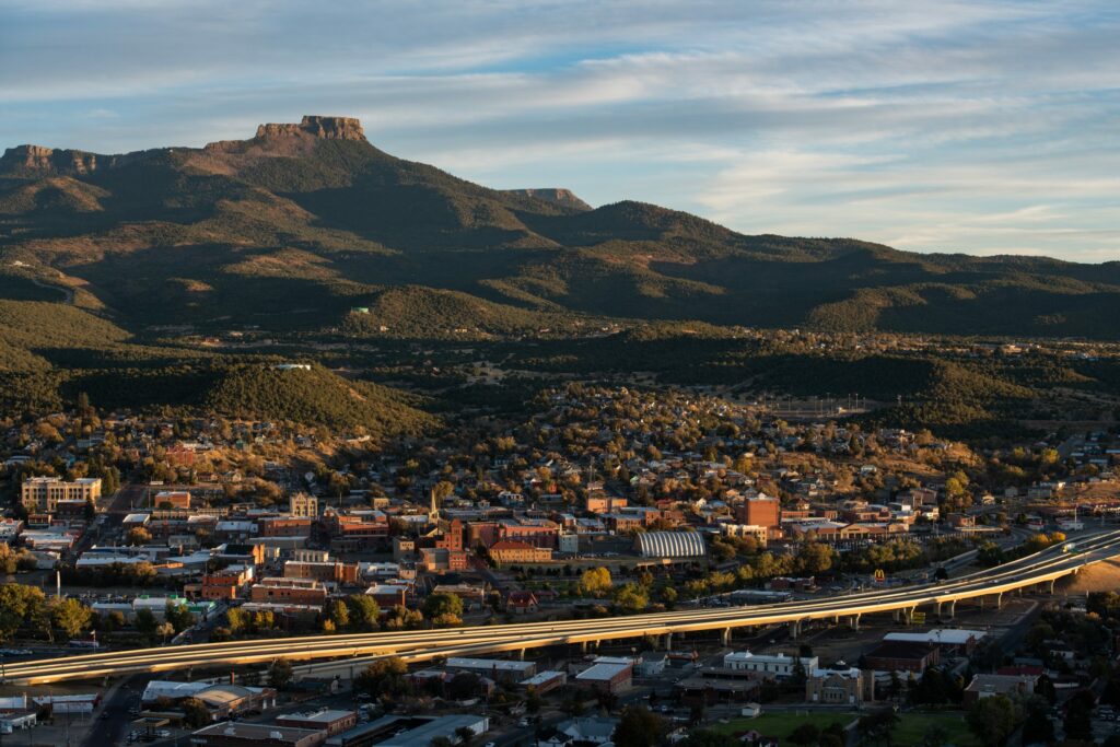 Fisher's Peak and Trinidad, Colorado.