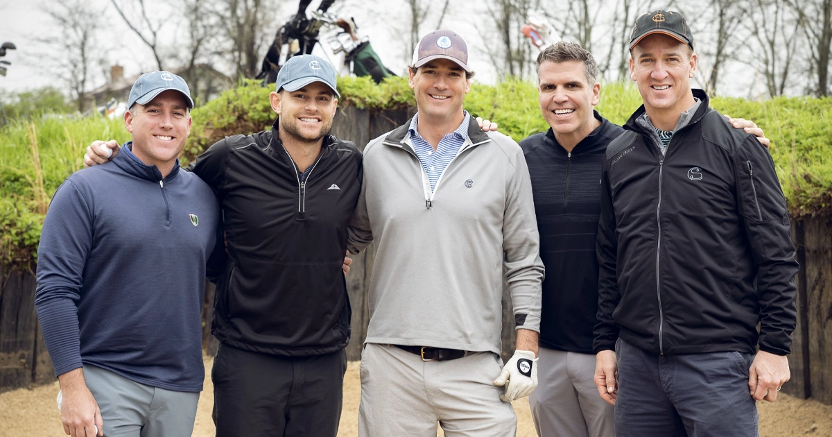 Nolan, Andy Roddick, Rob Collins, Mark Rivers, Peyton Manning,Sweetens Cove