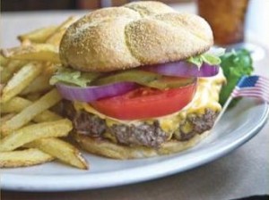 Ted’s standing order is a bison cheeseburger with a side of fries, and it’s always served with an Arnold Palmer.