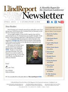 Land Report Newsletter April 2011