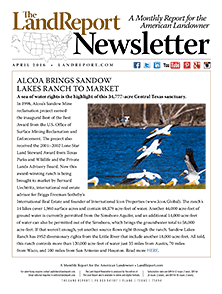 Land Report April 2016 Newsletter