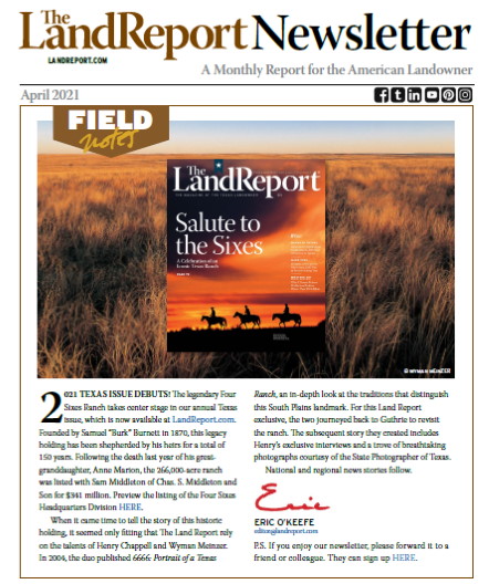 Land Report Newsletter April 2021