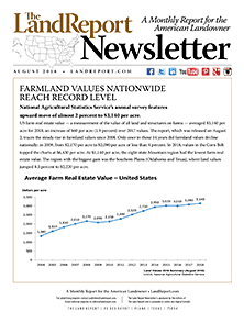 Land Report August 2018 Newsletter