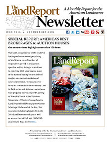 Land Report July 2016 Newsletter