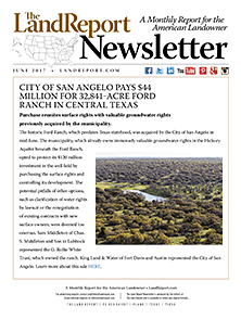 Land Report June 2017 Newsletter