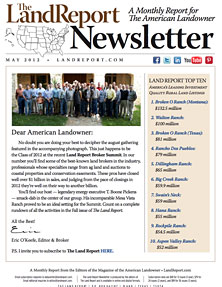 Land Report Newsletter May 2012