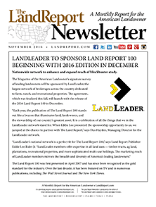 Land Report November 2016 Newsletter