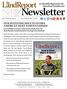 Land Report October 2016 Newsletter