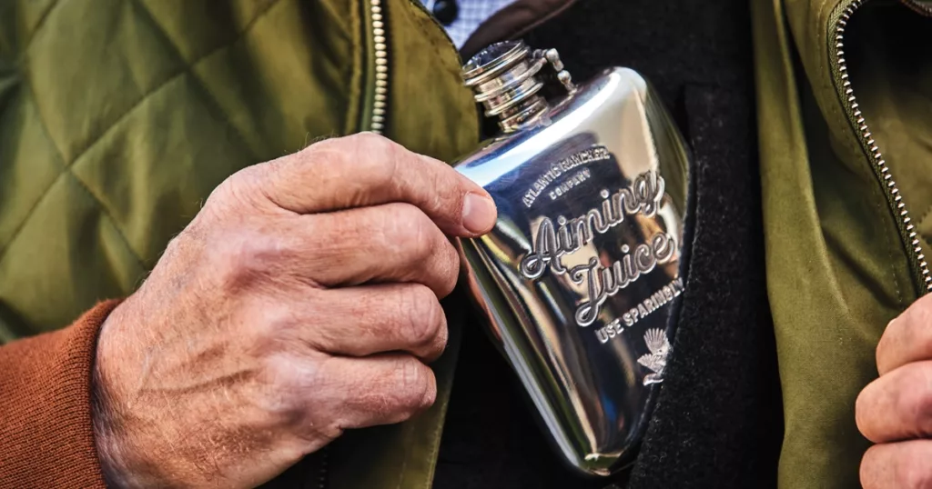 AR PEWTER FLASK, Ray Smith, Sheffield Pewter Craft Company, Land Report Gear Guide, Gear Guide 2022, Gear Guide